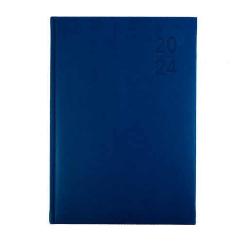 2024 Diary Collins Silhouette A5 Day to Page Navy S5100.P59