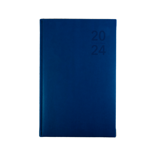 2024 Diary Collins Silhouette B7R Week to View Navy S6700.P59