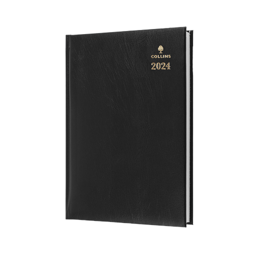 2024 Diary Collins Sterling A4 Day to Page Black 144.P99