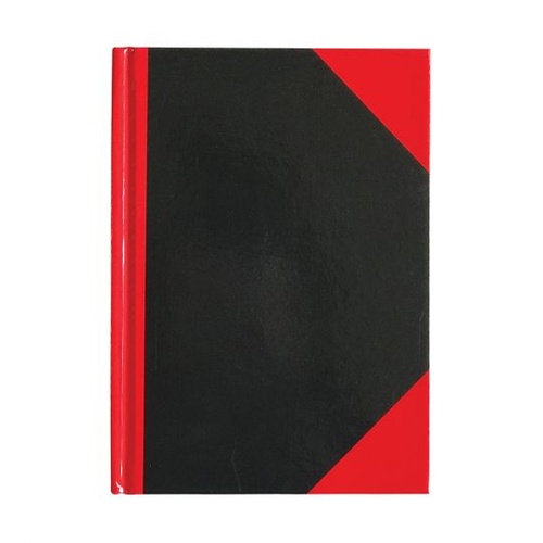 Collins Ruled Notebook 117 x 165mm Red & Black Hard Cover