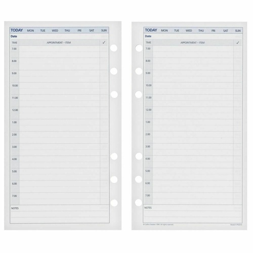Debden DayPlanner Undated Refill Personal Daily PR2015