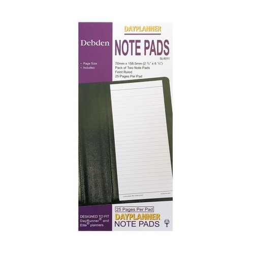 Debden DayPlanner Slimline Refill "Note Pads" SL4011