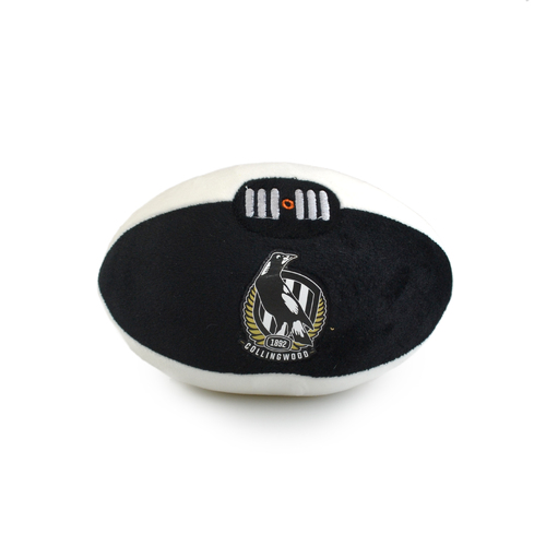 AFL Plush Footy 18cm Collingwood Magpies First Football Toy 500183440