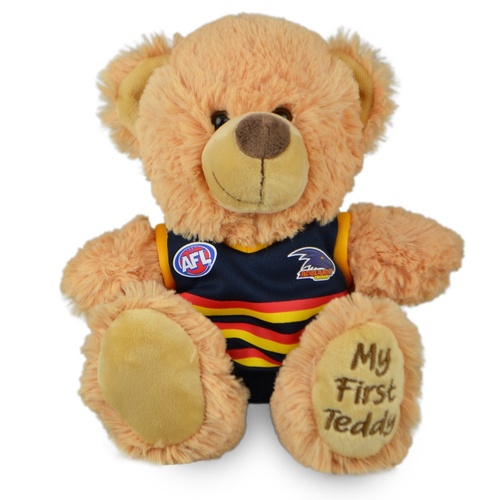 AFL First Teddy Plush 23cm Adelaide Official Collectibles, Korimco 250236212