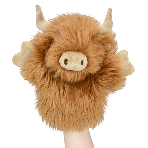 Lil Friends Puppet 26cm Highland Cow, Korimco 57I0268643