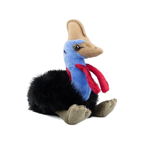 Korimco Lil Friends Plush 18cm Cassowary Australian Wildlife Soft Toy, 57I0183401
