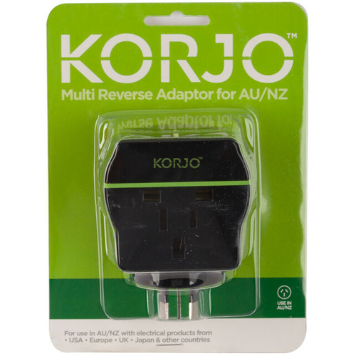 Korjo Universal Adaptor Adapts Worldwide Plugs To Australian MR02