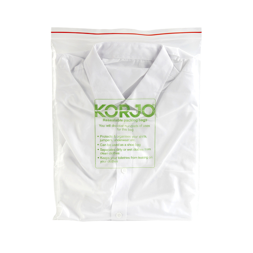 Korjo Packing Bags Resealable Travel Laundry Accessories PB11