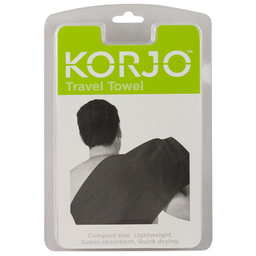 Korjo Travel Towel - Purple - 80 x 33cm