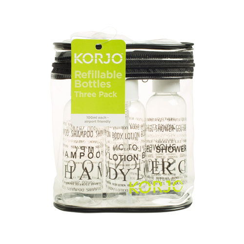 Korjo Refillable Bottles Set (3 Pack) RF773