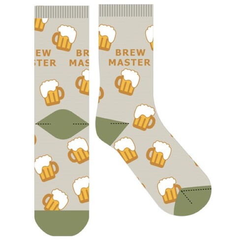 Frankly Funny Novelty Socks One Size Fits Most - Brew Master, EJF E8863