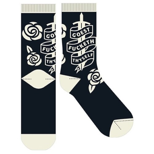 EJF Frankly Funny Novelty Socks, One Size Fits Most - Fckth Self E9115