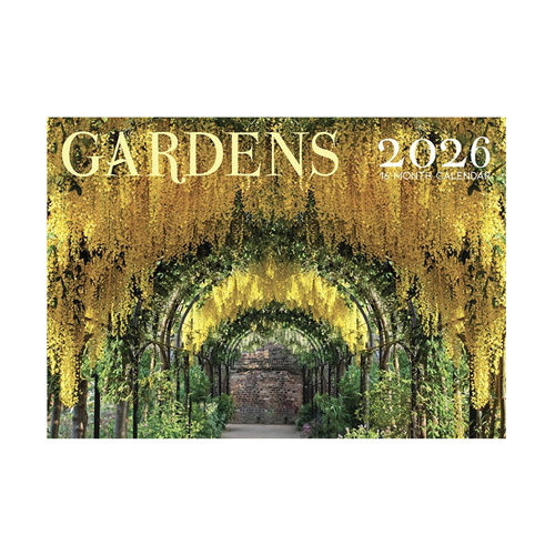 2026 Calendar Gardens 16-Month Horizontal Wall, Design Group CAL26024