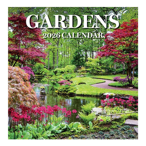 2026 Calendar Gardens Square Wall, Design Group CAL26037