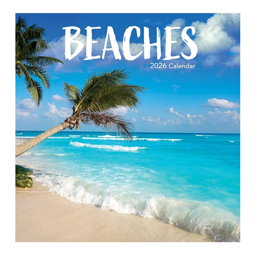 2026 Calendar Beaches Square Wall, Design Group CAL26038