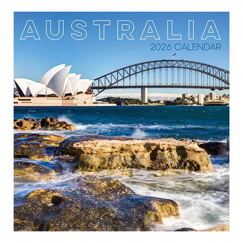 2026 Calendar Australia Square Wall, Design Group CAL26045