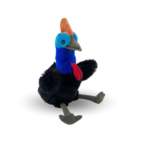 Eco Buddies Puppet 25cm Cassowary, ECOPT012