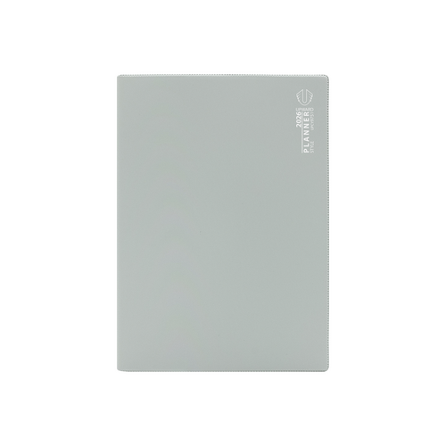 2026 Planner Upward 9751 A4 Month to View Grey UPCY9751