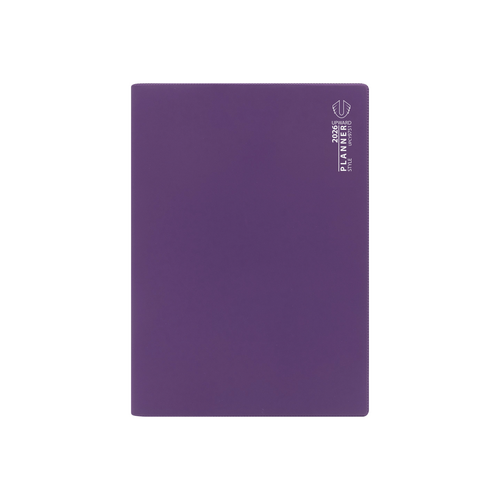 2026 Planner Upward 9751 A4 Month to View Purple UPCY9751