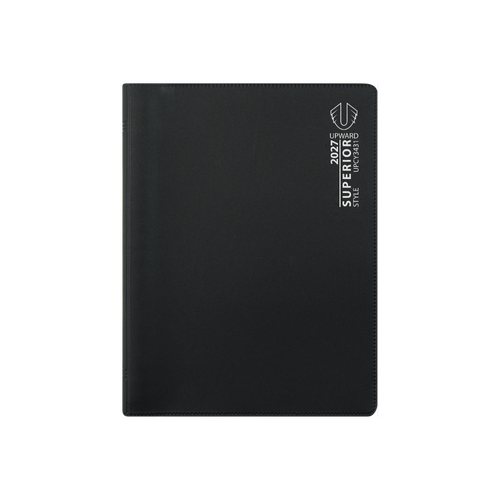 2027 Diary Upward Superior B6 Week to View Wiro Black, UPCY3431