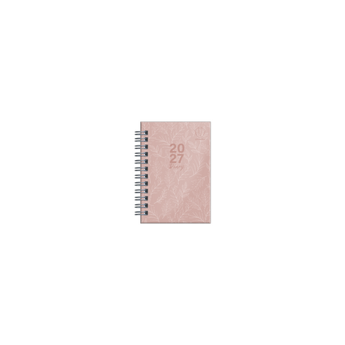2027 Diary Upward Fashion A7 Week to View Wiro Pink, UPCY5436-PNK