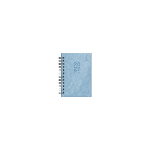 2027 Diary Upward Fashion A7 Week to View Wiro Blue, UPCY5436-BLU