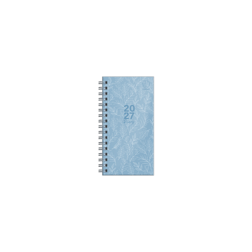 2027 Diary Upward Fashion A6/7 Week to View Wiro Blue, UPCY6436-BLU