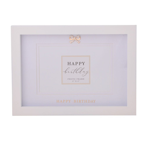 Photo Frame Jewelled Happy Birthday, Gift For Her, Gibson Gifts 20862