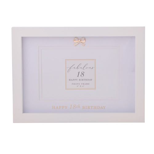 Photo Frame Jewelled Happy 18th Birthday, Gift For Her, Gibson Gifts 20863