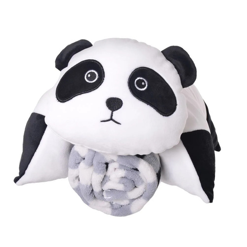 Gibson Gifts Cuddle Baby Pillow & Blanket Panda, 21293
