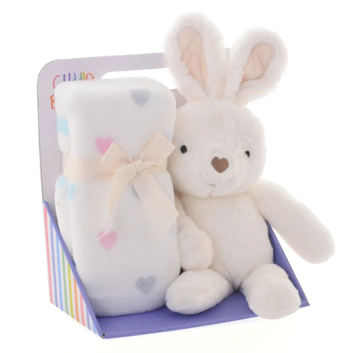 Gibson Gifts Cuddle Baby Plush & Blanket Rabbit, 21294
