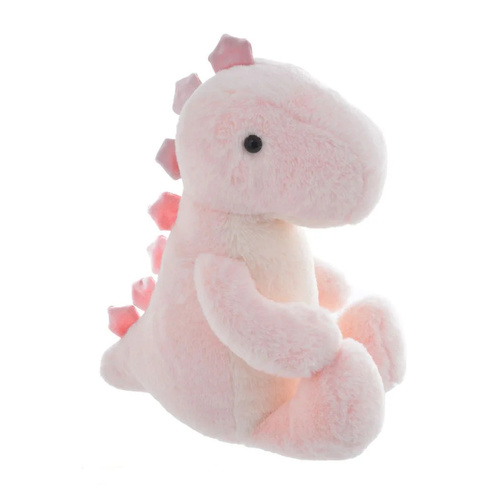 Gibson Gifts Baby Plush 33cm Dinosaur Pink, 26020