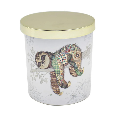 Bug Art Kooks Scented Candle Simon Sloth Hand Poured Boutique Candle Cashmere & Silk, 26042