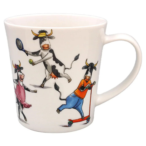 L & P Home & Gifts Animals Behaving Madly Mug Cows Fine China, 26450