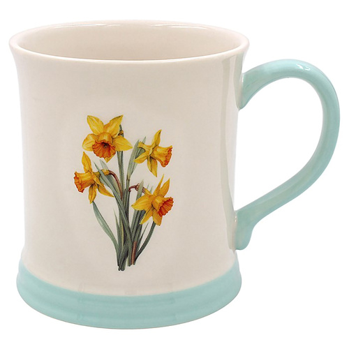 Gibson Gifts Country Life Mug 350mL Flower - Daffodil, 26614