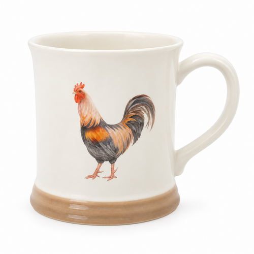 Gibson Gifts Country Life Mug 350mL Animal - Chicken, 26615