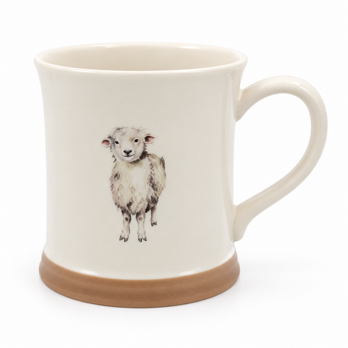 Gibson Gifts Country Life Mug 350mL Animal - Sheep, 26615