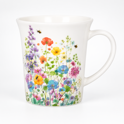 Bug Art Portfolio Mug 320mL Floral Meadow, 26793