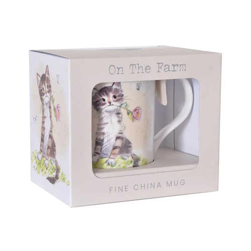 Gibson Gifts On The Farm Mug Kitten, 26804