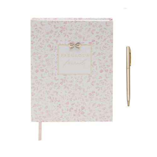 Gibson Gifts Notebook A5 Madelaine Floral Hardcover with Pen Friend, 27124