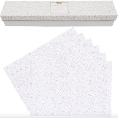 Gibson Gifts Drawer Liners Madelaine Floral Pomegranate Noir, 27127