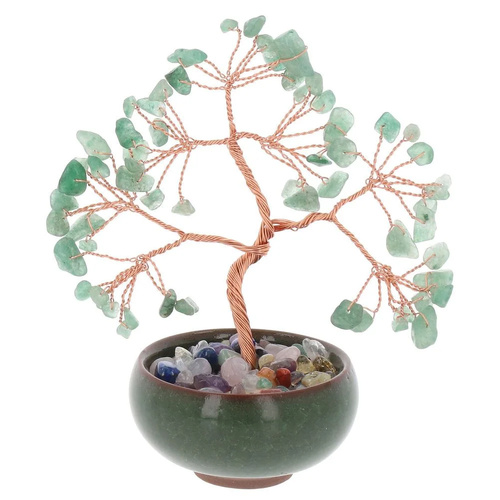 Equilibrium Quartz Spiritual Tree 15cm Aventurine, 27181