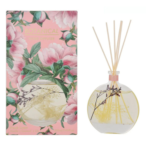 Gibson Gifts Reed Diffuser 200mL Botanical Fresh Linen, 27355