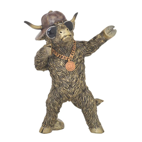 Gibson Gifts Figurine 28cm Cool Highland Cow Bolting, 27369