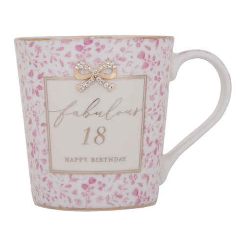 Gibson Gifts Mug Madelaine Floral 18th Birthday, 27381