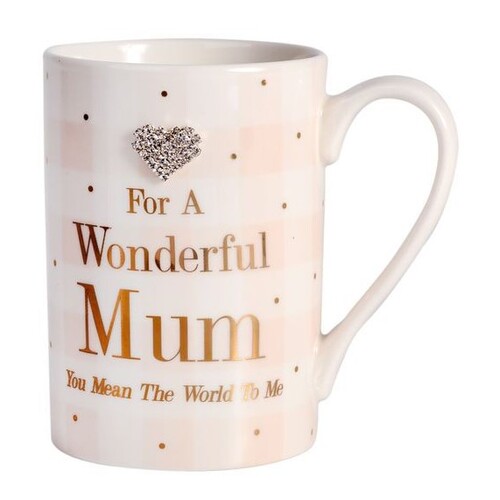 Gibson Gifts Mug Mad Dots - Wonderful Mum, Gifts for Mum, Gift Mug 37041