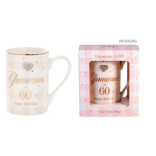 Gibson Gifts Mug Mad Dots - 60th Birthday, Birthday Gift Mug 37054