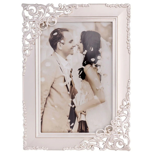 Gibson Gifts Photo Frame 4x6 Silver Satin, 37115