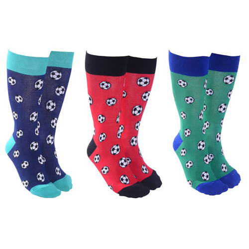 Sock Society Novelty Socks Unisex One Size Soccer Balls (1 Pair) 39495