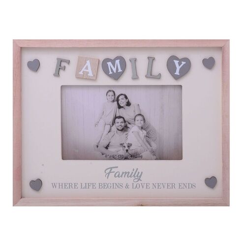 Photo Frame - Sentiments Frame Family 6x4 by Gibson Gifts 52769